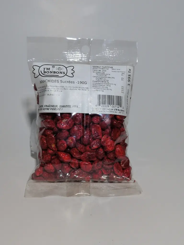 3.99$ Arachide sucré Sac