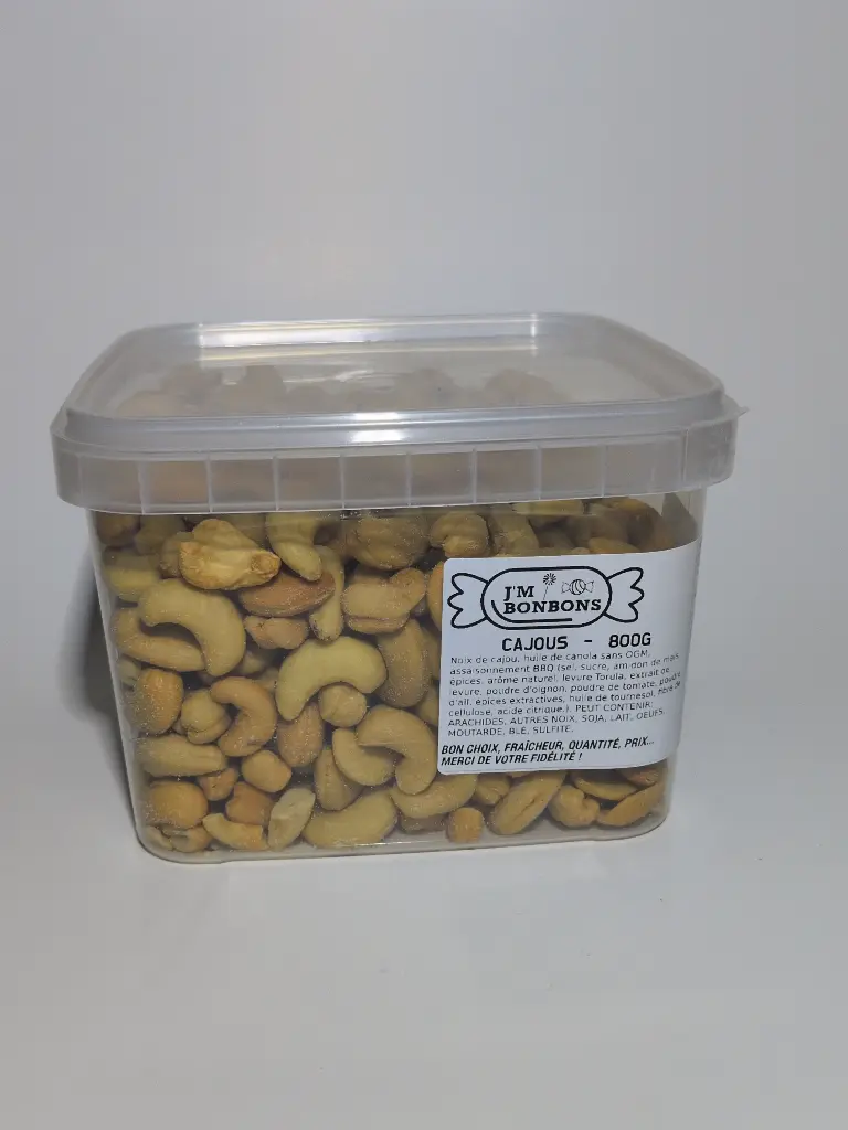 18.99$ Cajoux 800g salée Plat