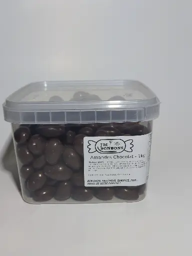 19.99$ amandes chocolat 1kg Plat